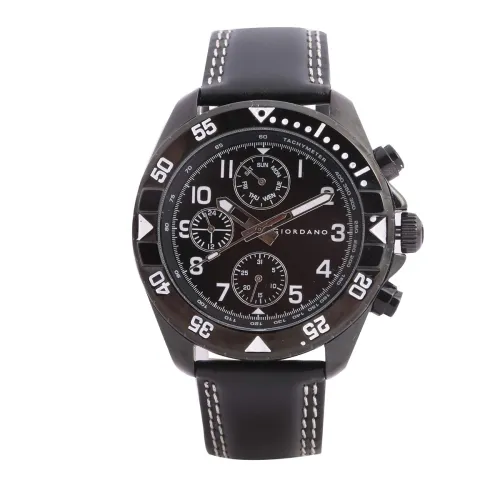 Image of Giordano Multi Function Black Dial Men's Watch