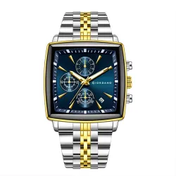 Giordano Multi Function Watch for Men with Square Dial