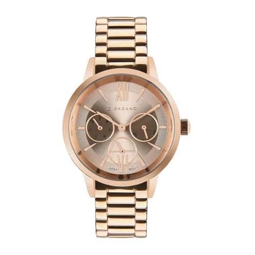 Image of Giordano Rose Gold Dial Analog Watch for Women