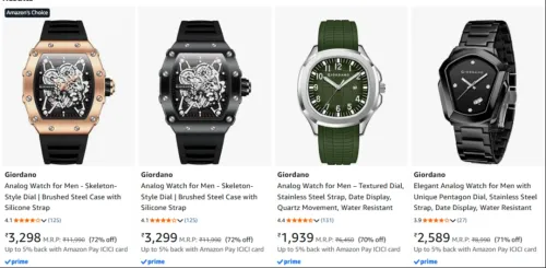 Image of Giordano Watches Upto 80% Discount