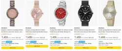 Giordano Womens Watch at minimum 80% Discount