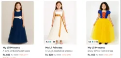 GIRLS DRESSES MINIMUM @ 80% DISCOUNT