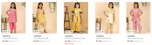 Image of Girlss Kurta Sets Upto 90% Off