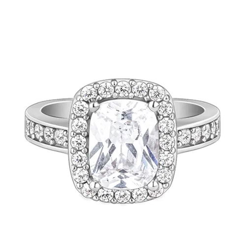 Image of GIVA 925 Silver Adjustable Solitaire Ring for Women