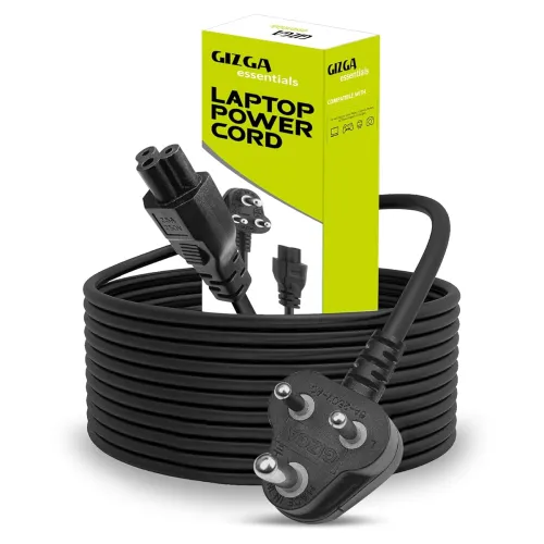 Image of Gizga 3-Pin Laptop Power Cable – 1m