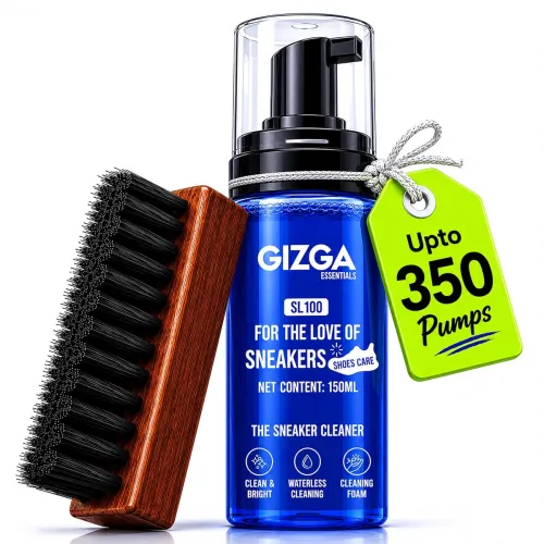 Image of GIZGA Essentials 2-in-1 Shoe Cleaning Kit 150ml