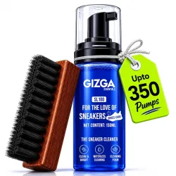 GIZGA Essentials 2-in-1 Shoe Cleaning Kit 150ml