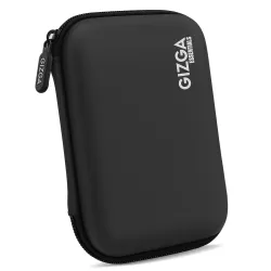 Gizga Essentials Hard Drive Case Shell, 6.35cm/2.5-inch, Portable Storage Organizer Bag for Earphone USB Cable Power Ban