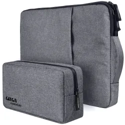 Gizga Essentials 14.1-Inch Laptop Sleeve with Handle & Pouch