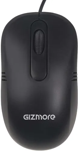 Image of Gizmore Wired Ambidextrous Optical Mouse - Black