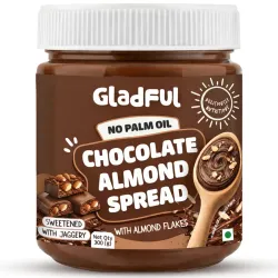 Gladful Chocolate Almond Spread | 300g | No Palm Oil | No Refined Sugar