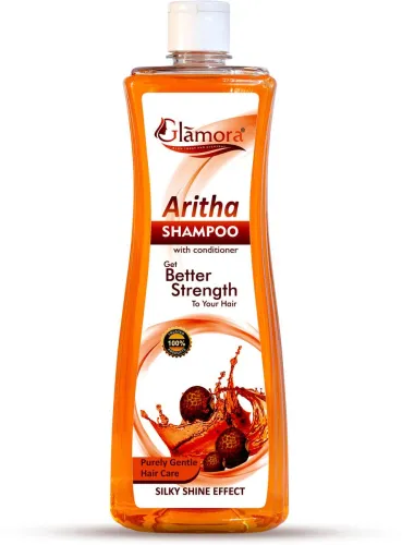 Image of Glamora Ritha(Soap nut) Shampoo For Strong And Shiney Hair (800 ml)