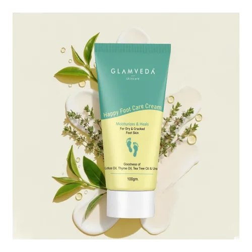 Image of Glamveda Happy Foot cream | Crack Heel Repair Cream for Women | Deep Moisturizing Foot Cream & Crack Cream for Smooth Sk