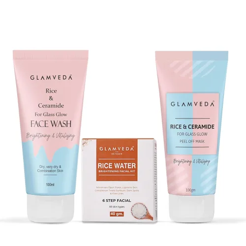 Image of Glamveda Korean Rice & Ceramide Face Wash