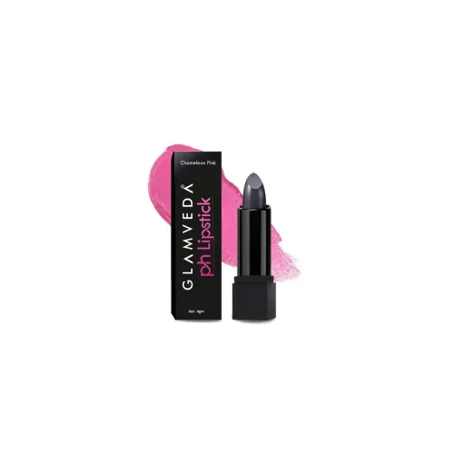 Image of Glamveda pH Color-Changing Black Lipstick (4g)