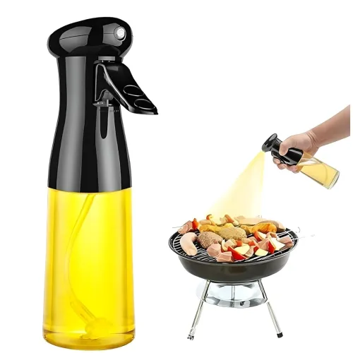Image of Glass Oil Spray Dispenser Bottle Refillable Food Grade 200ml