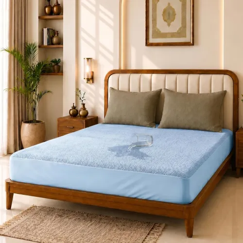 Image of Glassiano Cotton Feel Terry Ultra Soft Waterproof Mattress Protector