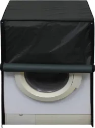 Glassiano Front Loading Washing Machine Cover (Width: 60.96 cm, Green)