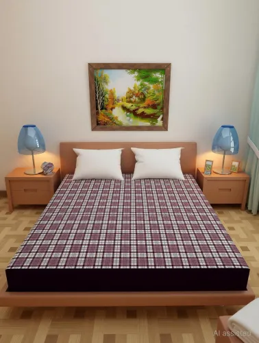 Image of Glassiano Queen Size Fitted Terry Cotton Breathable