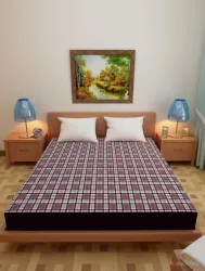 Glassiano Queen Size Fitted Terry Cotton Breathable, Stretchable, Waterproof Mattress Cover (84 INCH x 66 INCH, Grey)