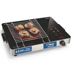 Glen 2200W Infrared Cooktop Stove with Steel Grill Rack Touch Control