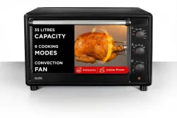 Glen 35-Litre Oven Toaster Grill OTG OTG -35 L Motorized Rotisserie