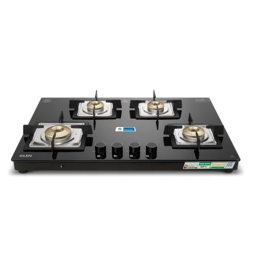 Image of Glen 4 Burner Ultra Slim Premium Gas Stove | Auto Ignition