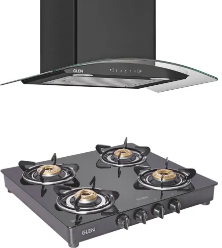 Image of Glen 6063AC60 Auto Clean Chimney + Cooktop 