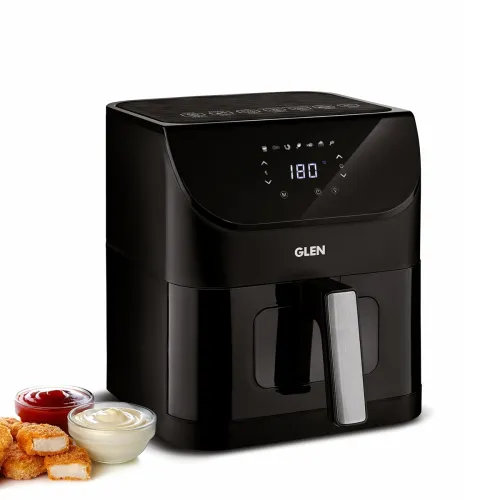 Image of Glen Digital Air Fryer, 6L Large Capacity, 1500W, 7 Pre Set Multi-Function Airfryer, Time & Temperature Control, Fry, Gr