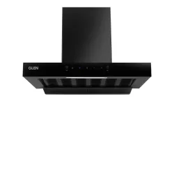 Glen Hood Anya Black Kitchen Chimney 60cm 1200 m³/hr Suction Filterless Thermal Auto Clean