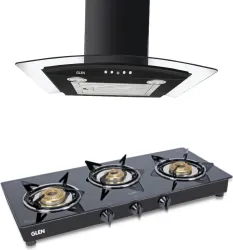 Glen 58cm 1000 CMH Wall Mounted Chimney Stove Combo