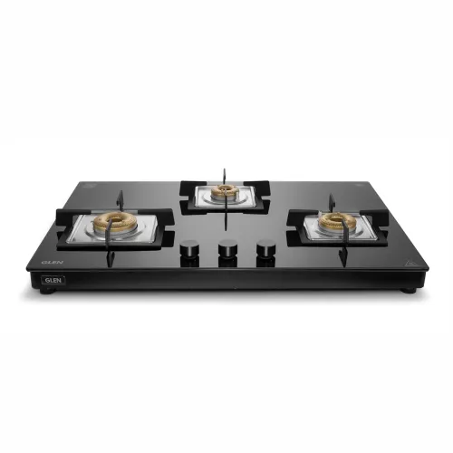 Image of Glen Ultra Slim Premium LPG Gas Stove 3 Burner 75 cm | Auto Ignition