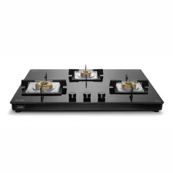 Glen Ultra Slim Premium LPG Gas Stove 3 Burner 75 cm | Auto Ignition