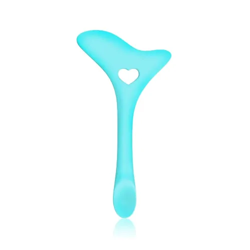 Image of Gleva 4-in-1 Mascara & Eyeliner Tool – Blue, Reusable Silicone