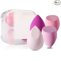 Gleva 4Pcs Beauty Blender Sponge Set