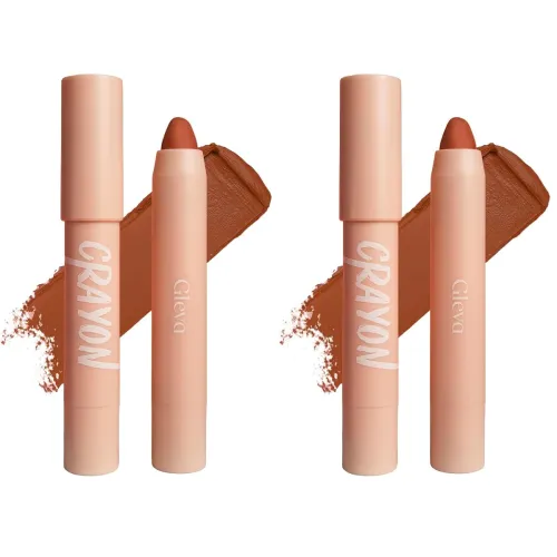 Image of Gleva Crayon Lipstick Confident Nude Chic Po2