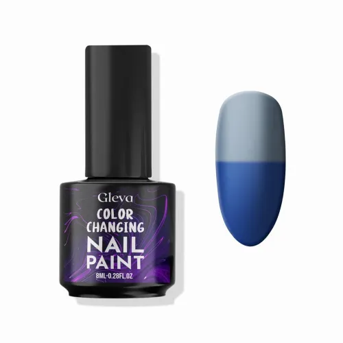 Image of Gleva Mood Color-Changing Gel Nail Polish 8ml (UV/LED, Soak-Off)