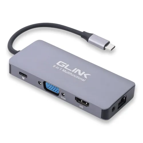 Image of Glink GL 022 Port 9 in1 USB C 