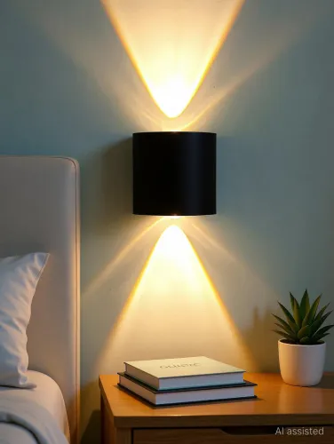 Image of GLINTAC Swing Arm Wall Light Wall Lamp With Bulb