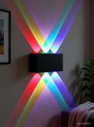 GLINTAC Swing Arm Wall Light Lamp With Bulb