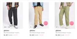 Glitchez Men Fashion Trouser Minimum 70% Discount