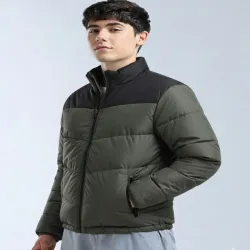 glitchez Men Puffer Jacket