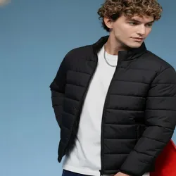 glitchez Men Puffer Jacket