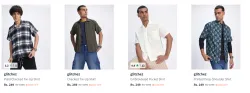 Glitchez Mens Shirts Flat @₹249