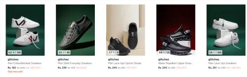 Image of Glitchez Men Shoes Starting @ ₹162