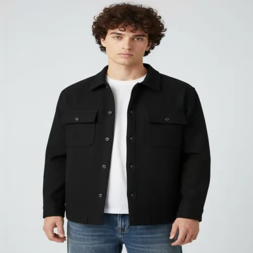 Image of glitchez Men Woven Jacket