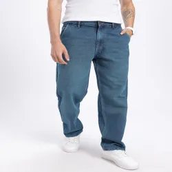 glitchez Men Zippered Hem Straight Fit Jeans