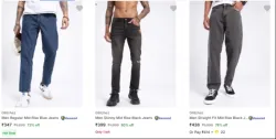 Glitchez Mens Jeans upto 80% discount 