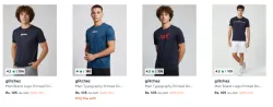 Glitchez Mens T-Shirts Starting at ₹105