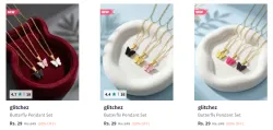 glitchez Pandant Set Starting @ ₹29